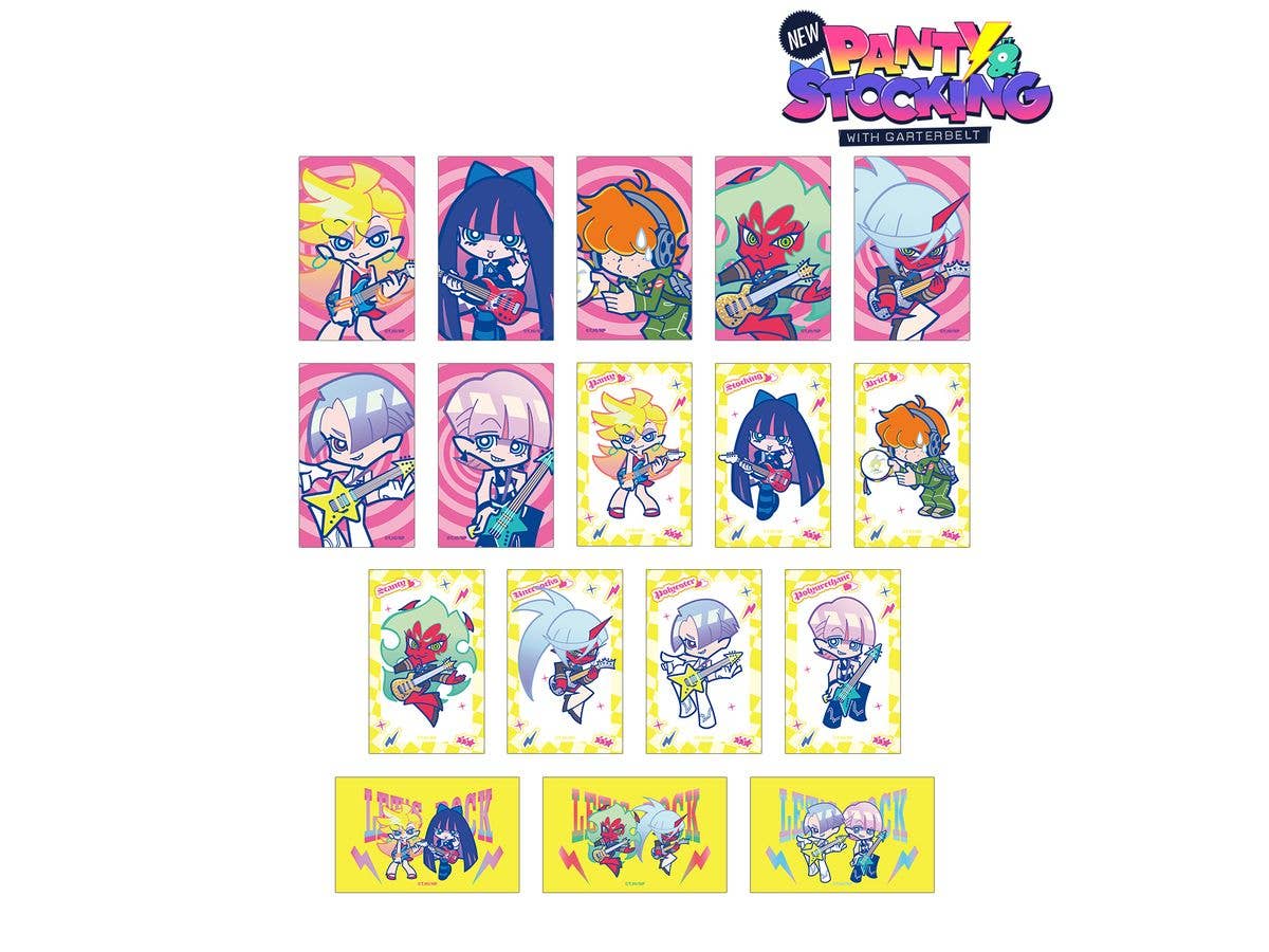 New PANTY & STOCKING with GARTERBELT: 1Box 17pcs F Kaoriさんイラスト ロックver. トレーディングイラストカード