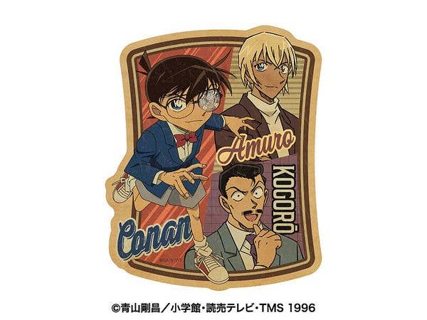 Detective Conan: Travel Sticker 3. Conan & Kogoro & AmuroTravel Sticker 3. Conan & Kogoro