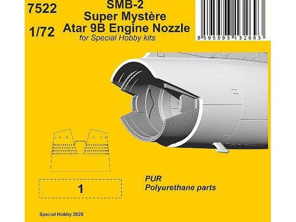 1/72 SMB-2 シュペルミステール アター9B エンジンノズル (スペシャルホビー用)