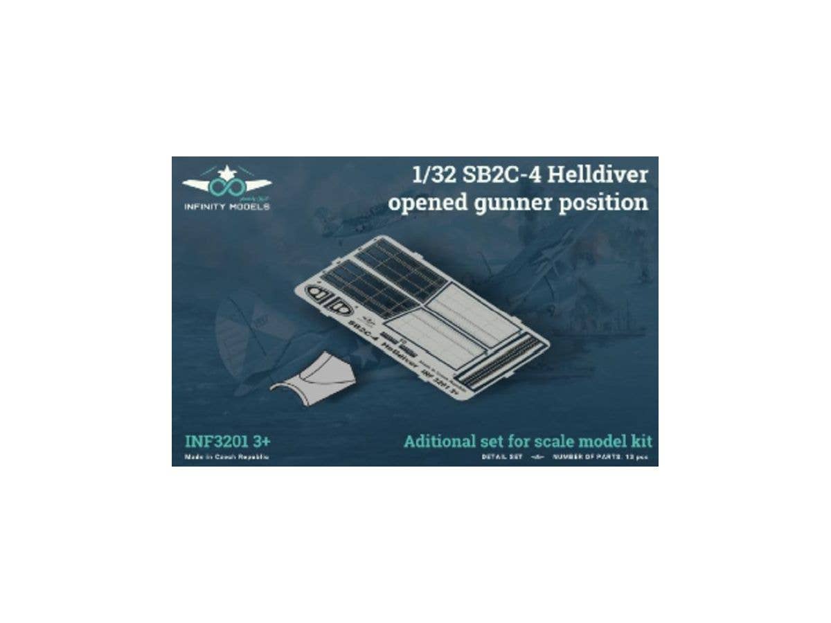 1/32 SB2C-4 後部機銃カバー (開状態) (インフィニティモデルズ用)