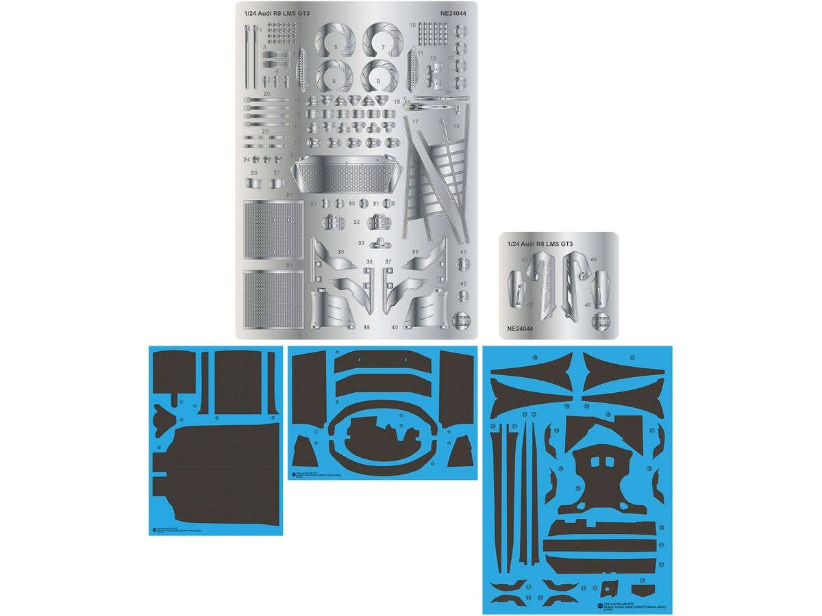 1/24 レーシングシリーズ アウディ R8 LMS GT3 ワールド チャレンジ ヨーロッパ イモラ 2022用ディテールアップパーツ