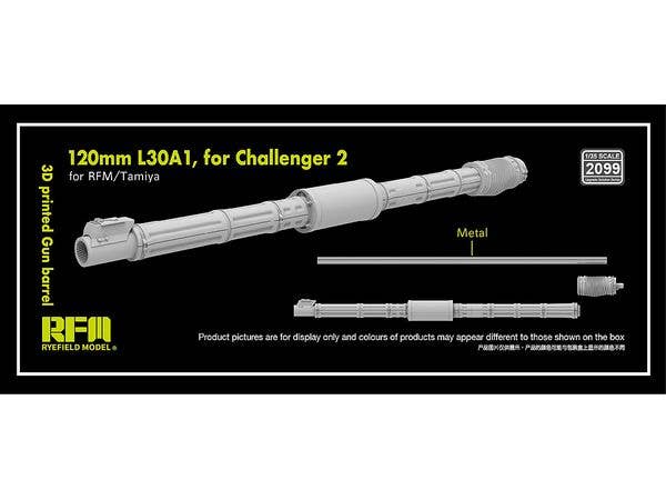 1/35 チャレンジャー2用120mm L30A1 3Dプリンター製砲身 (ライフィールド/タミヤ用)