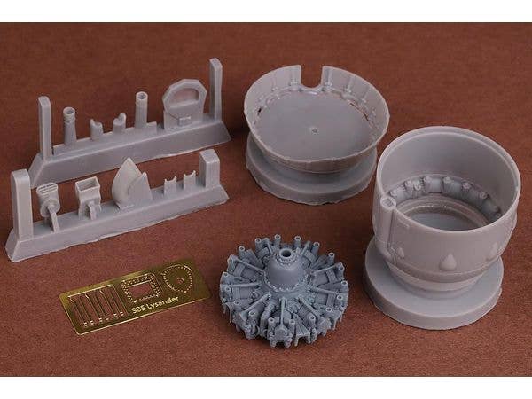 1/48 ウェストランド ライサンダーMk.I/III エンジン & カウリングセット (エアフィックス用)