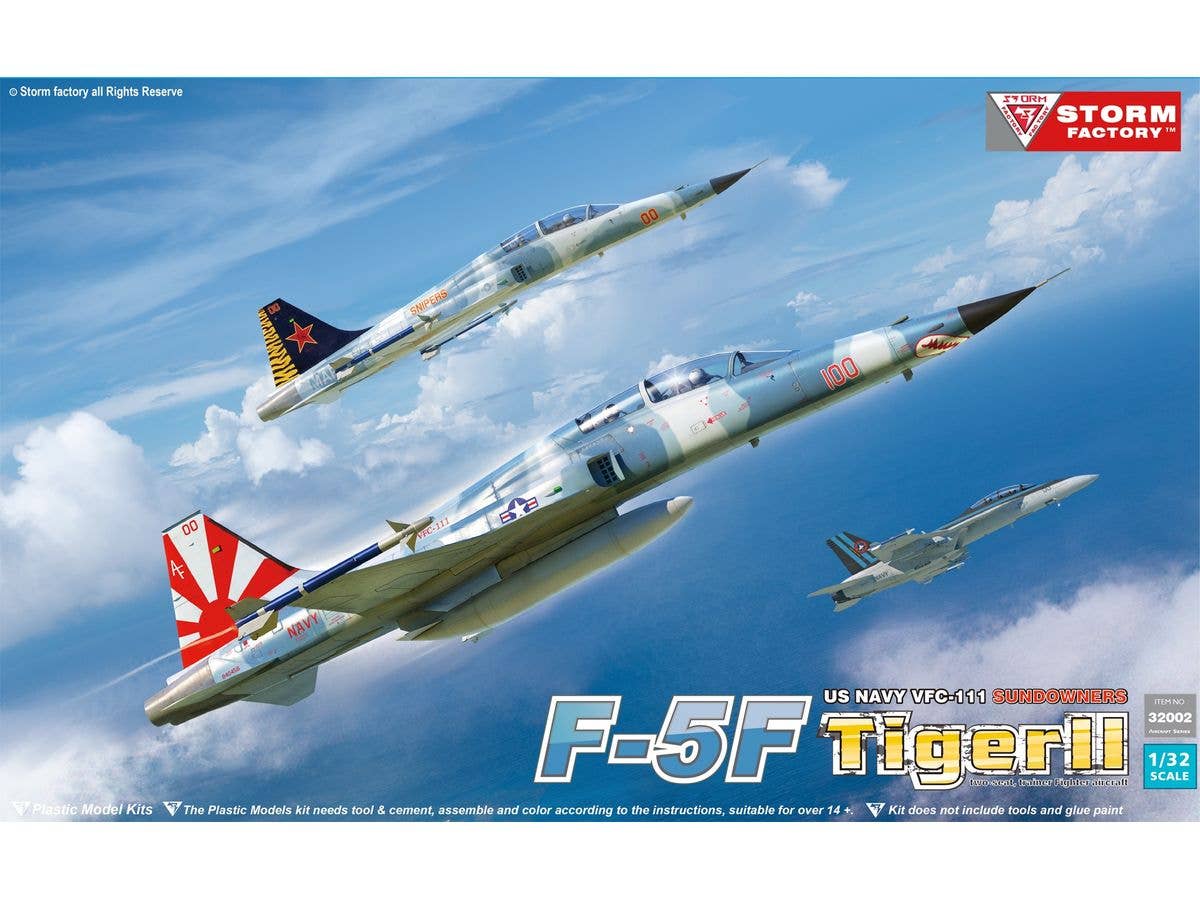 1/32 F-5F タイガーII 複座練習 戦闘機 米海軍 VFC-111 & 米海兵隊 VMFT-401