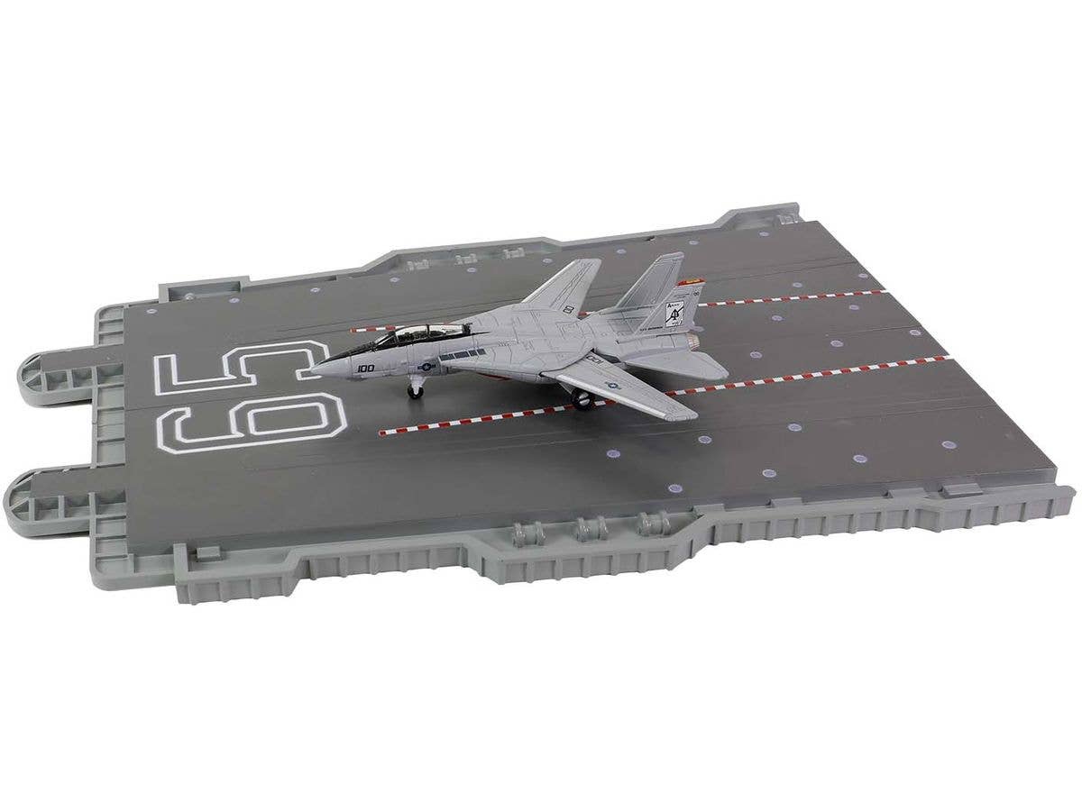 1/200 アメリカ海軍 F-14 トムキャット VF-41 ブラックエイセス & 空母エンタープライズ セクション A