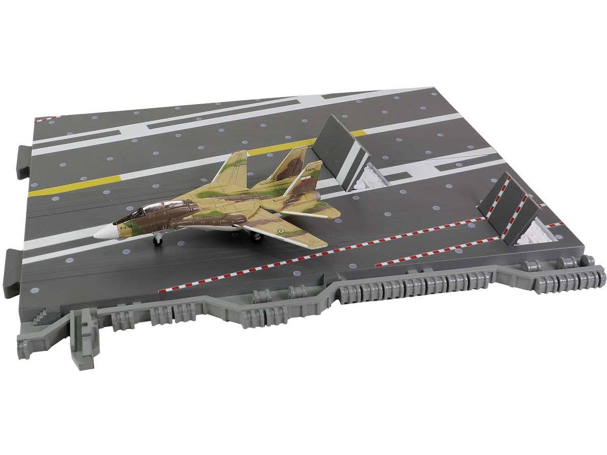 1/200 アメリカ海軍 F-14 トムキャット F-14A ペルシアンキャット & 空母エンタープライズ セクションH