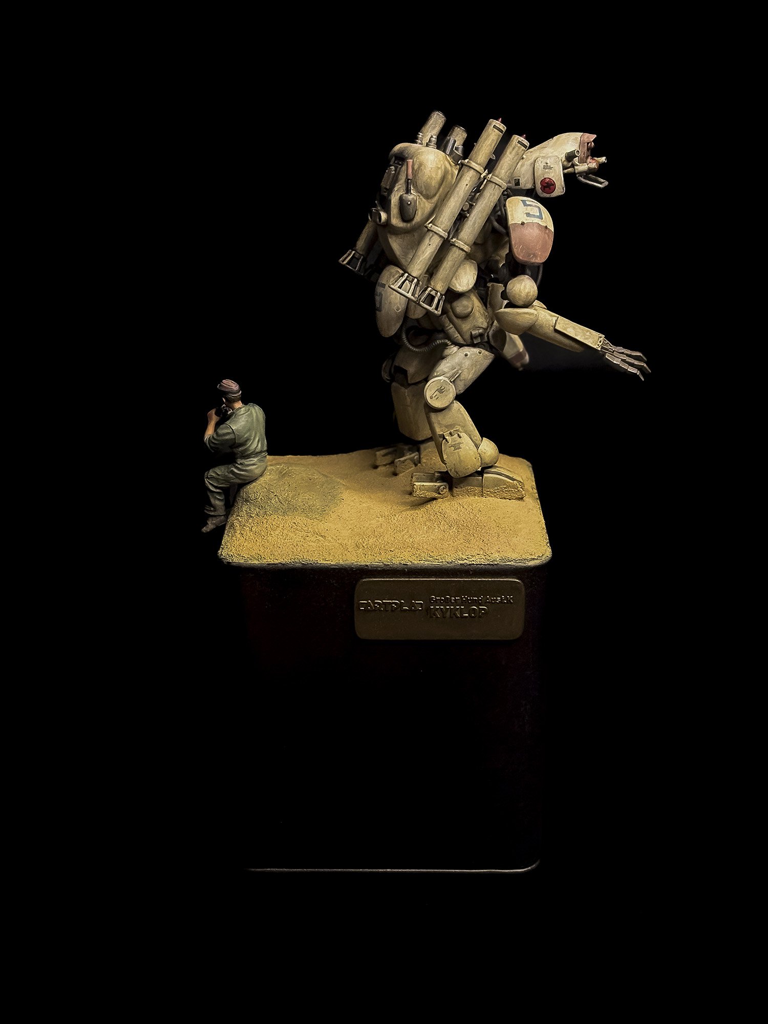 【A man and his dog.】