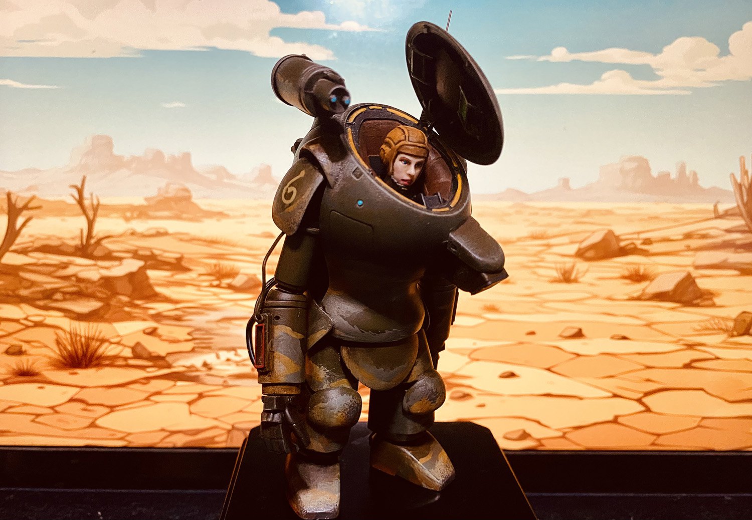 【初陣の女性兵士】