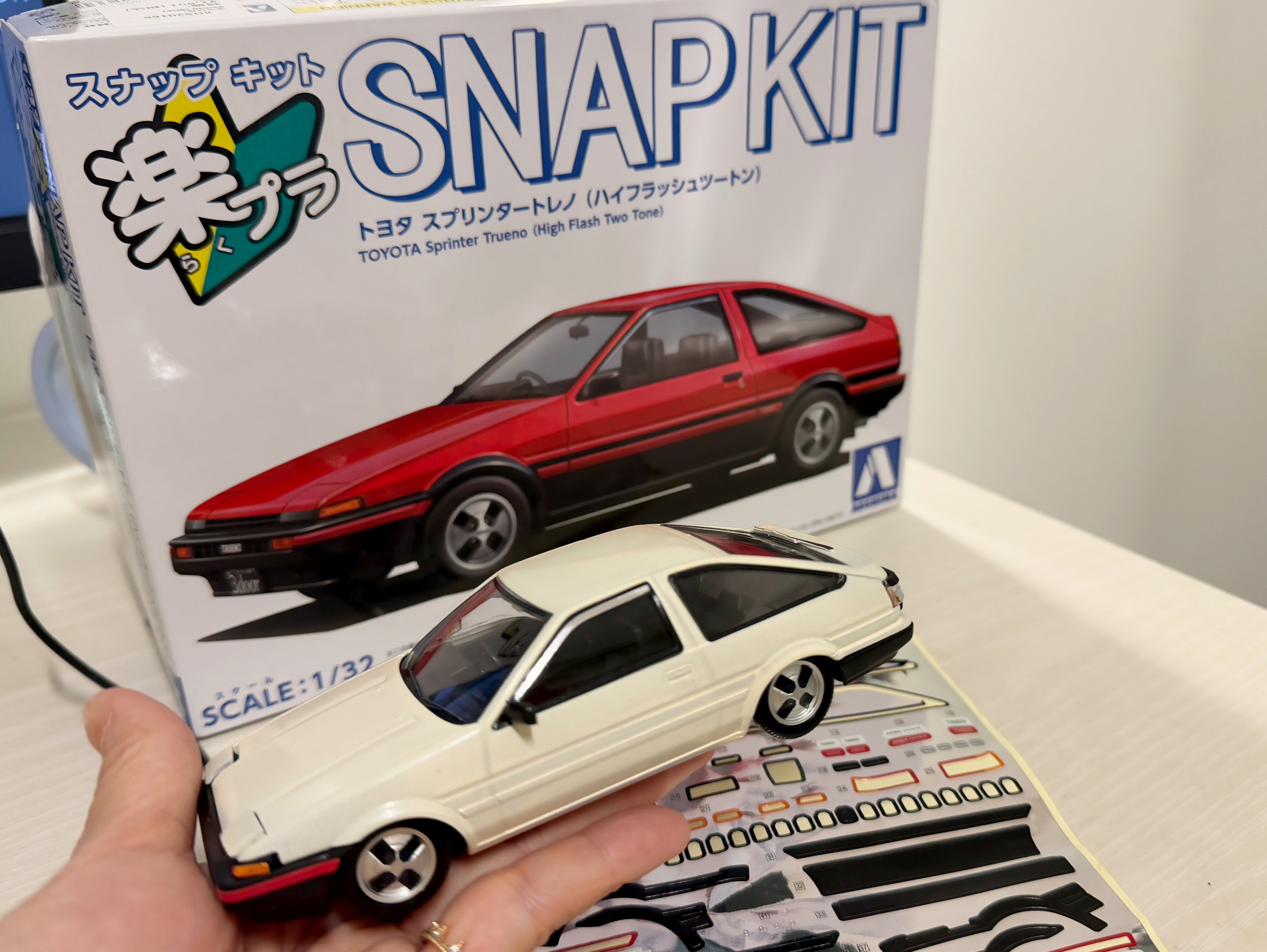 1/32 トヨタ スプリンタートレノ (ハイフラッシュツートン)