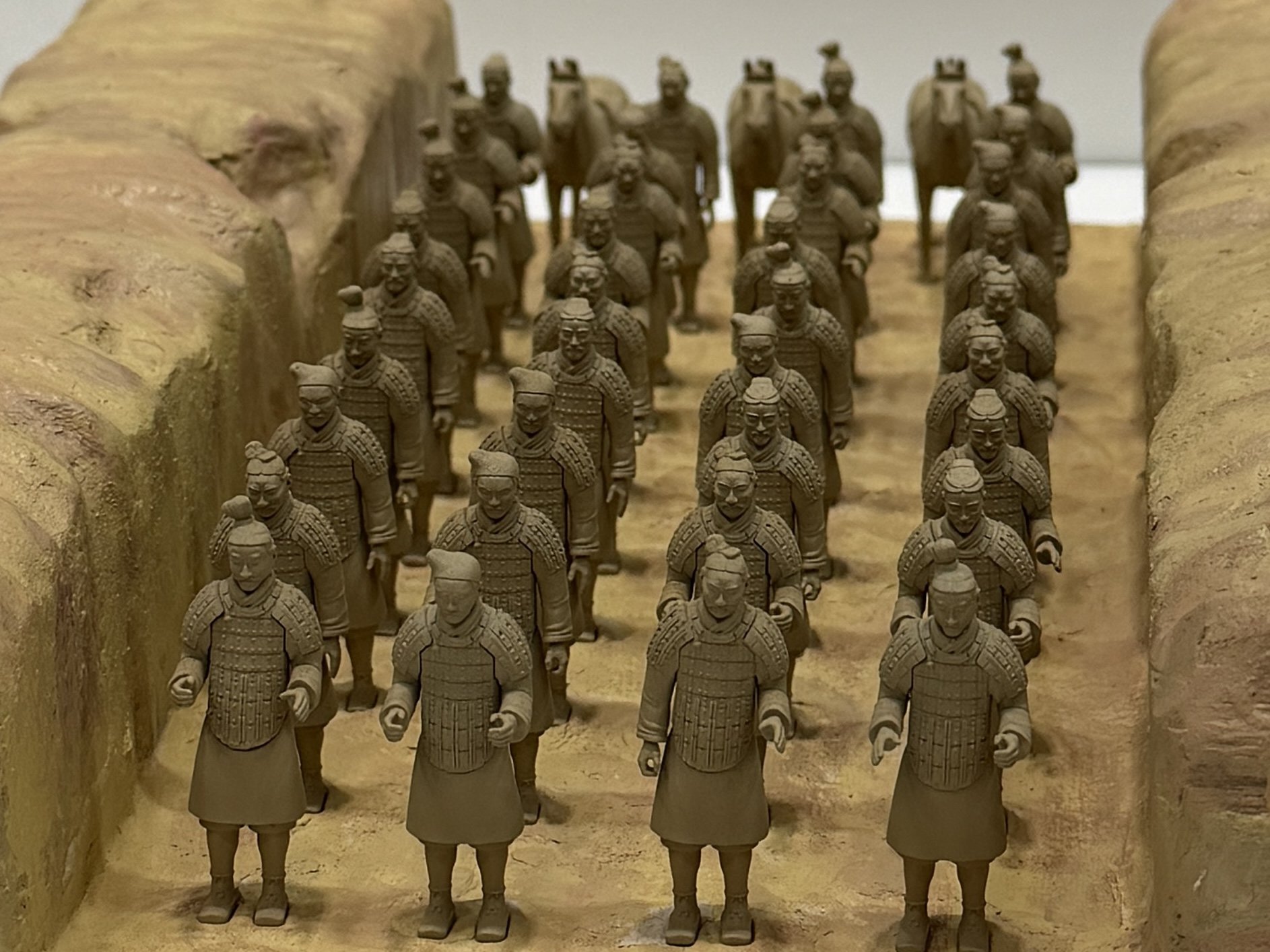 秋東精工 兵馬俑 プラモデル