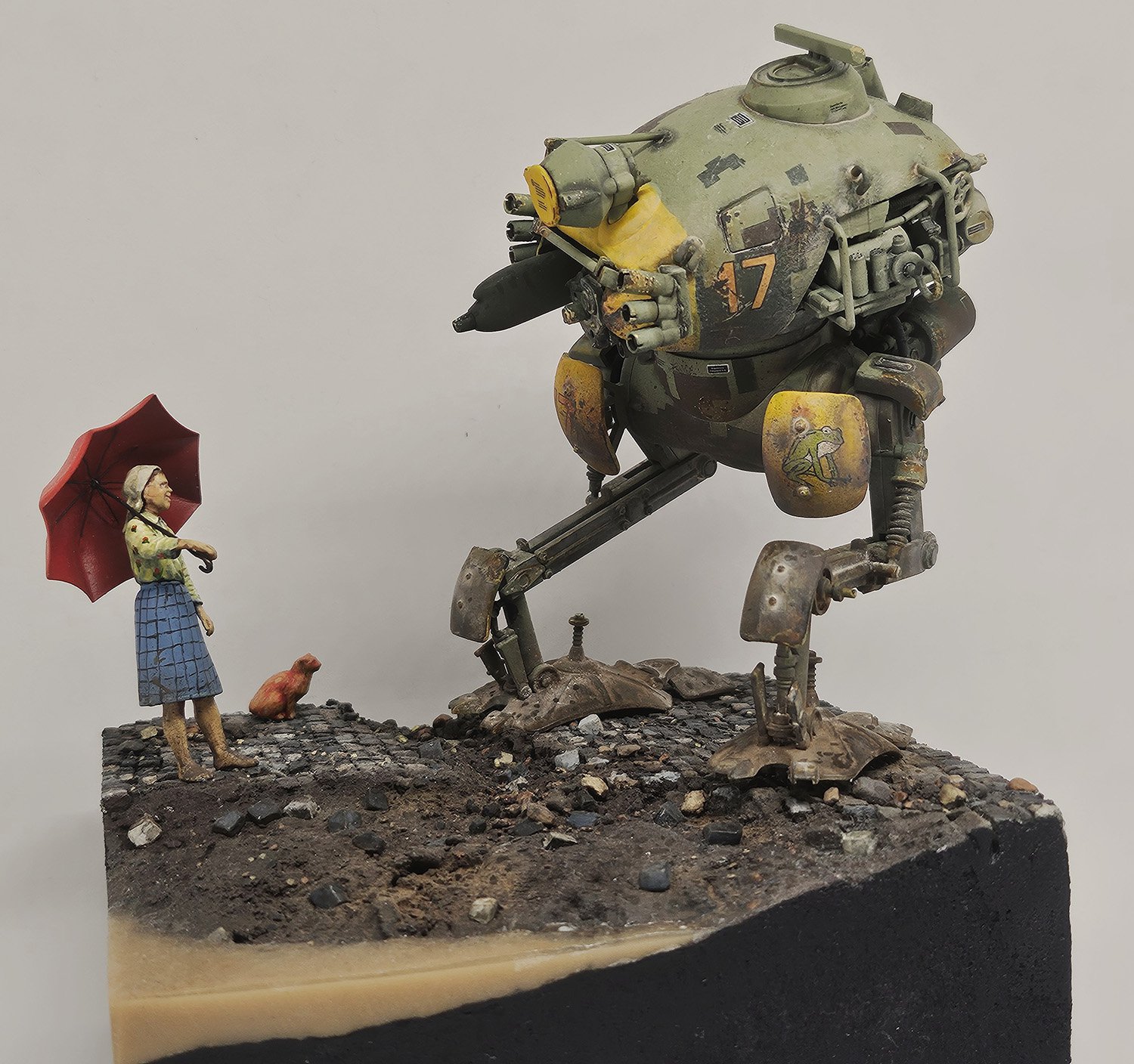 【Meeting on a Rainy Street】