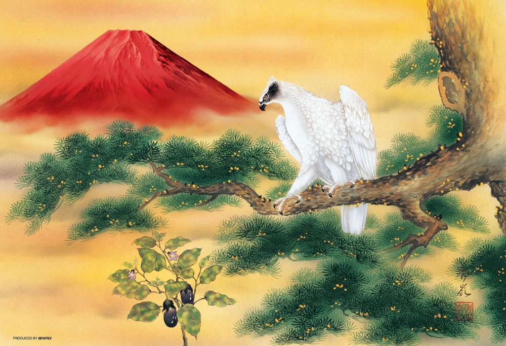 一富士二鷹三茄子 300ピース 38 x 26cm