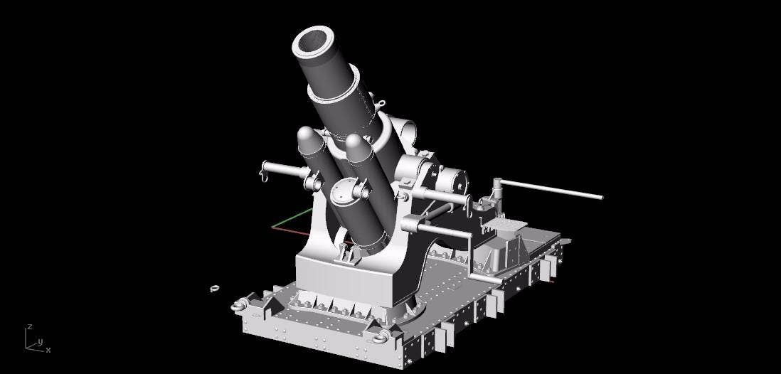 1/35 WWI オーストリアハンガリー軍 24cm臼砲M.98 (フルレジンキット) HLJ.co.jp