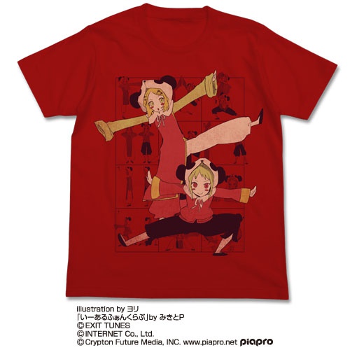 イーアルファンクラブ Tシャツ レッド XL | HLJ.co.jp