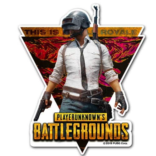 Playerunknown S Battlegrounds Pubg 耐水ステッカー