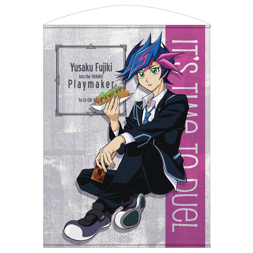遊戯王 Vrains 藤木遊作 100cmタペストリー リラックスver 遊戯王 Vrains 藤木遊作 100cmタペストリー リラックスver