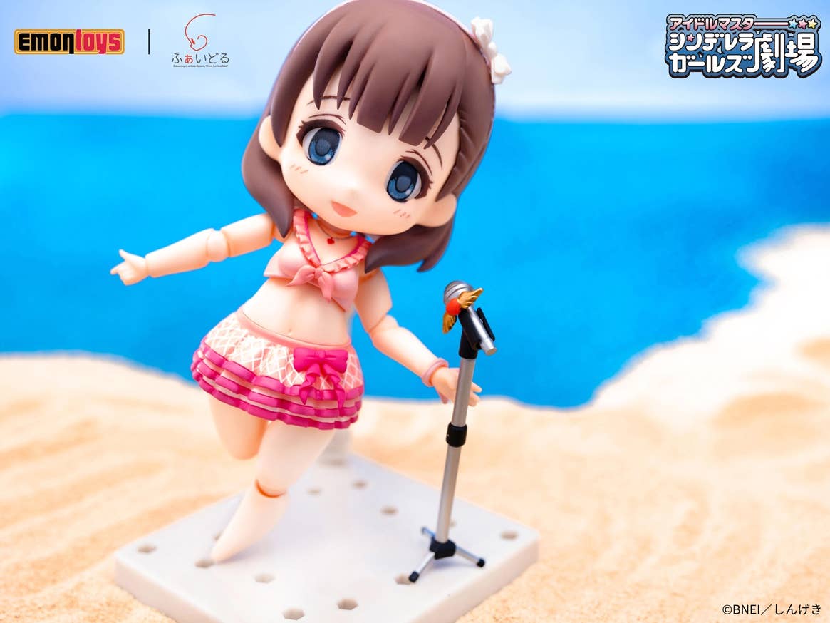 ディフォルメアクションフィギュア ふぁいどる Vol 2 佐久間まゆ 水着ver アイドルマスター シンデレラガールズ劇場 Hlj Co Jp