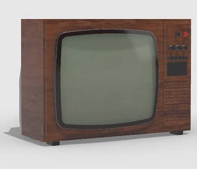 1 35 ジオラマ素材 25inブラウン管テレビセット