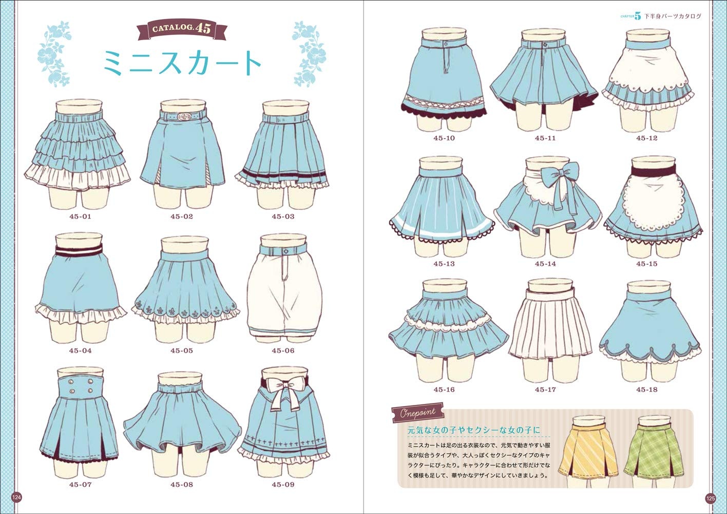 メルヘンでかわいい女の子の衣装デザインカタログ
