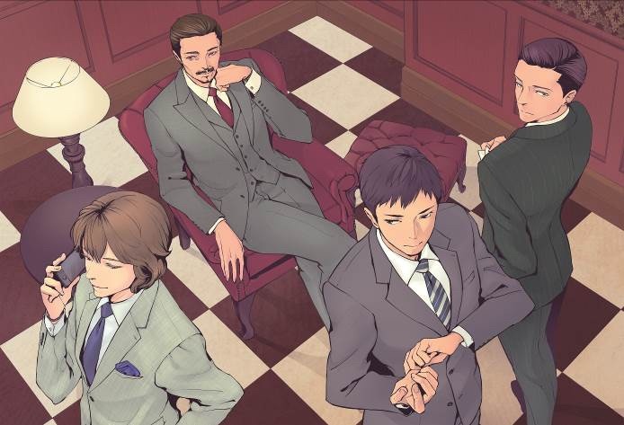 スーツ男子の描き方 スーツの基礎知識 写真ポーズ 500