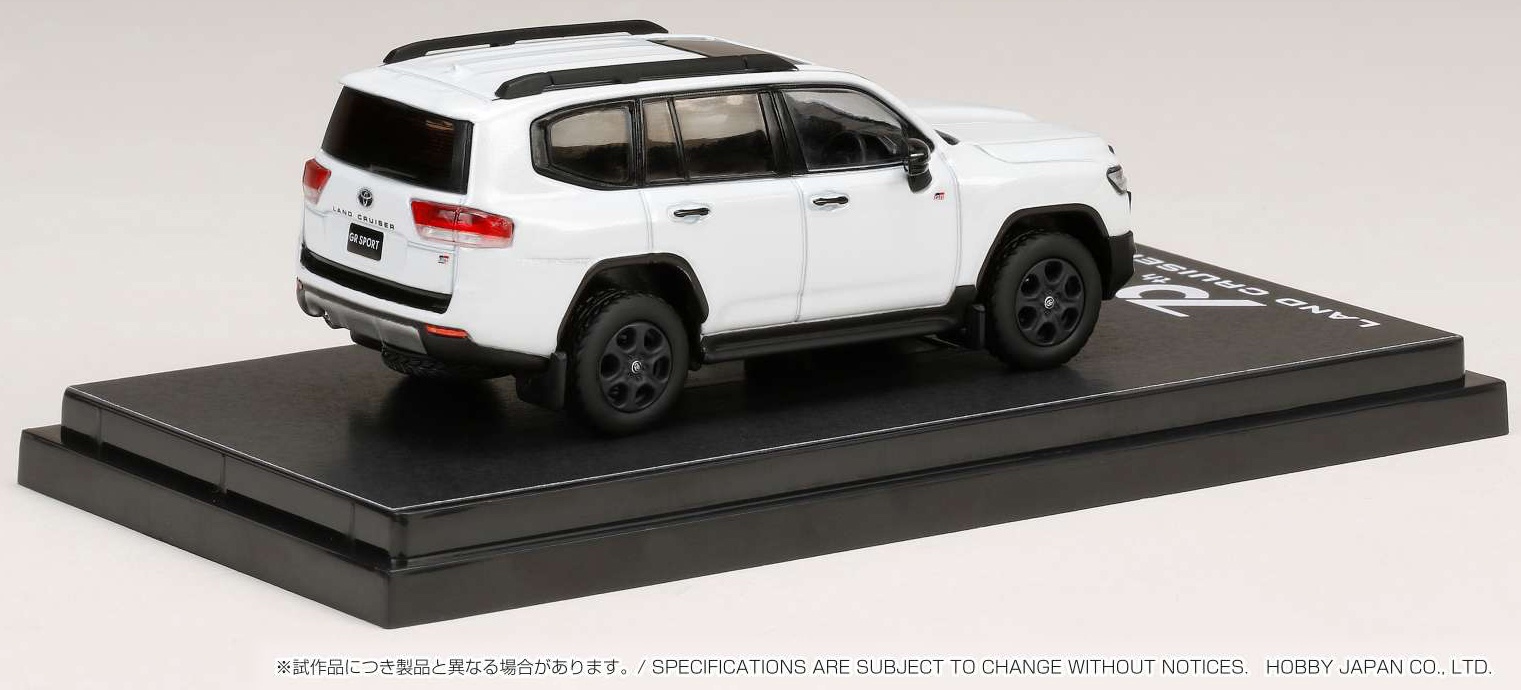 1/64 トヨタランドクルーザー (JA300W) GR SPORT プレシャスホワイトパール / ブラック+ダークレッド内装