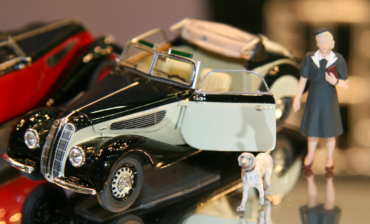 1 48 Bmw 327 女性フィギュア付き