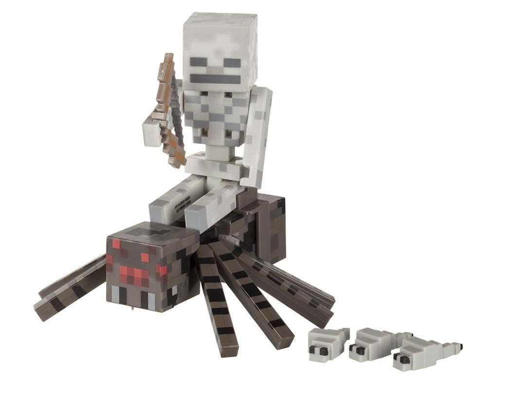 マインクラフト アクションフィギュア スパイダージョッキーパック