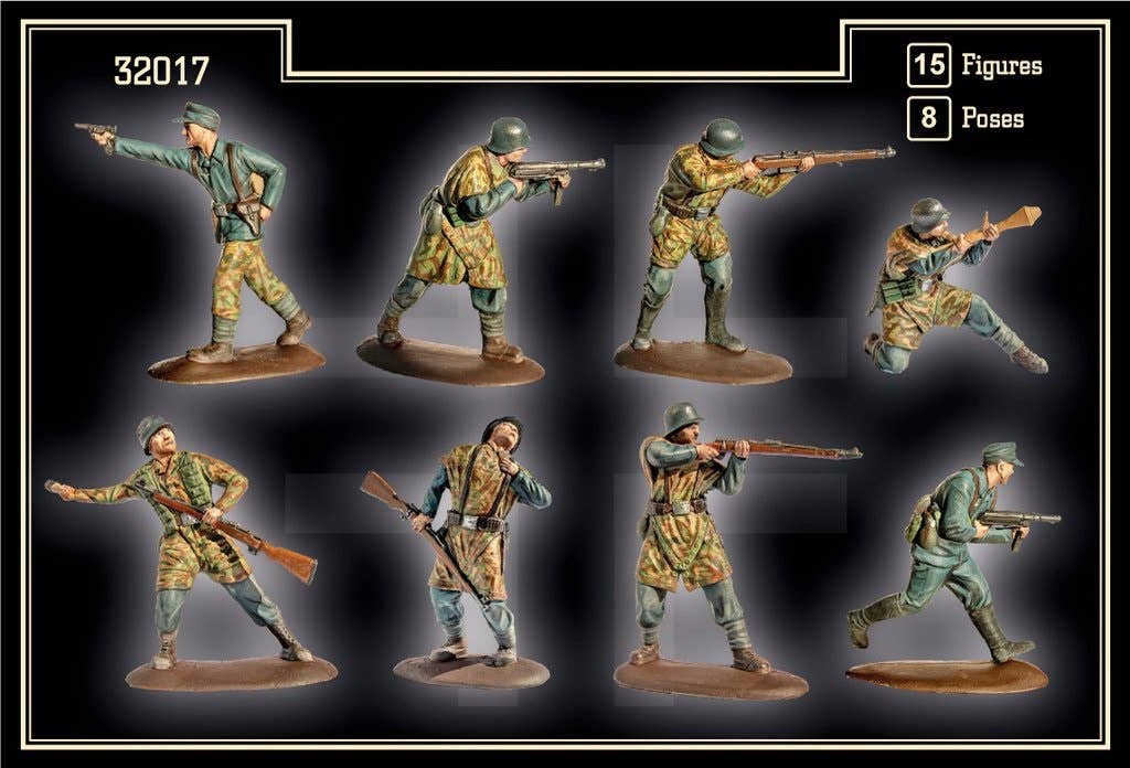 1/32 WW.II ドイツ空軍 野戦師団 (15体/8ポーズ)