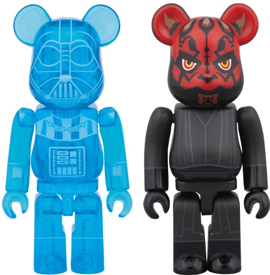 BE@RBRICK STAR WARS ダース・ベイダー ホログラフィック Ver.&ダース・モール 2体セット 再販