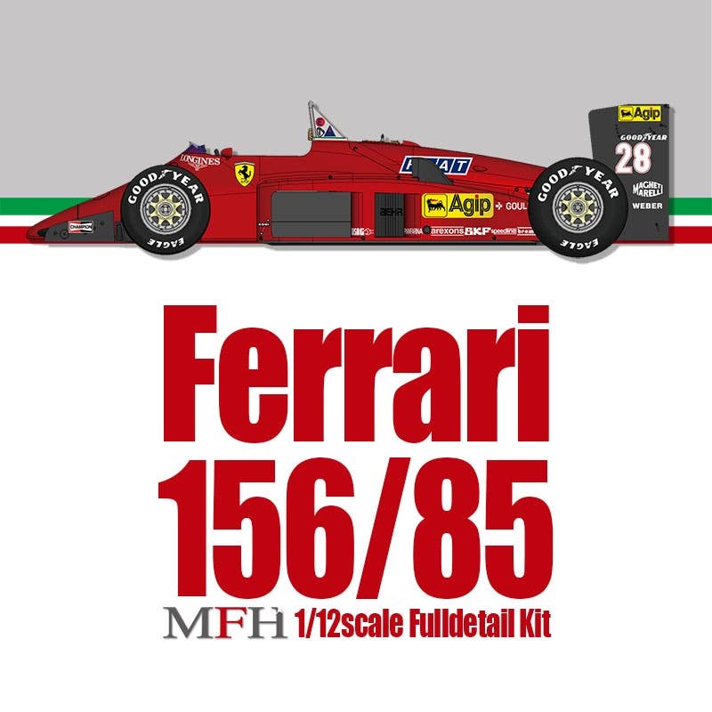 1/20 ヒロ フェラーリ 156/85 メタルキット マルボロ付き