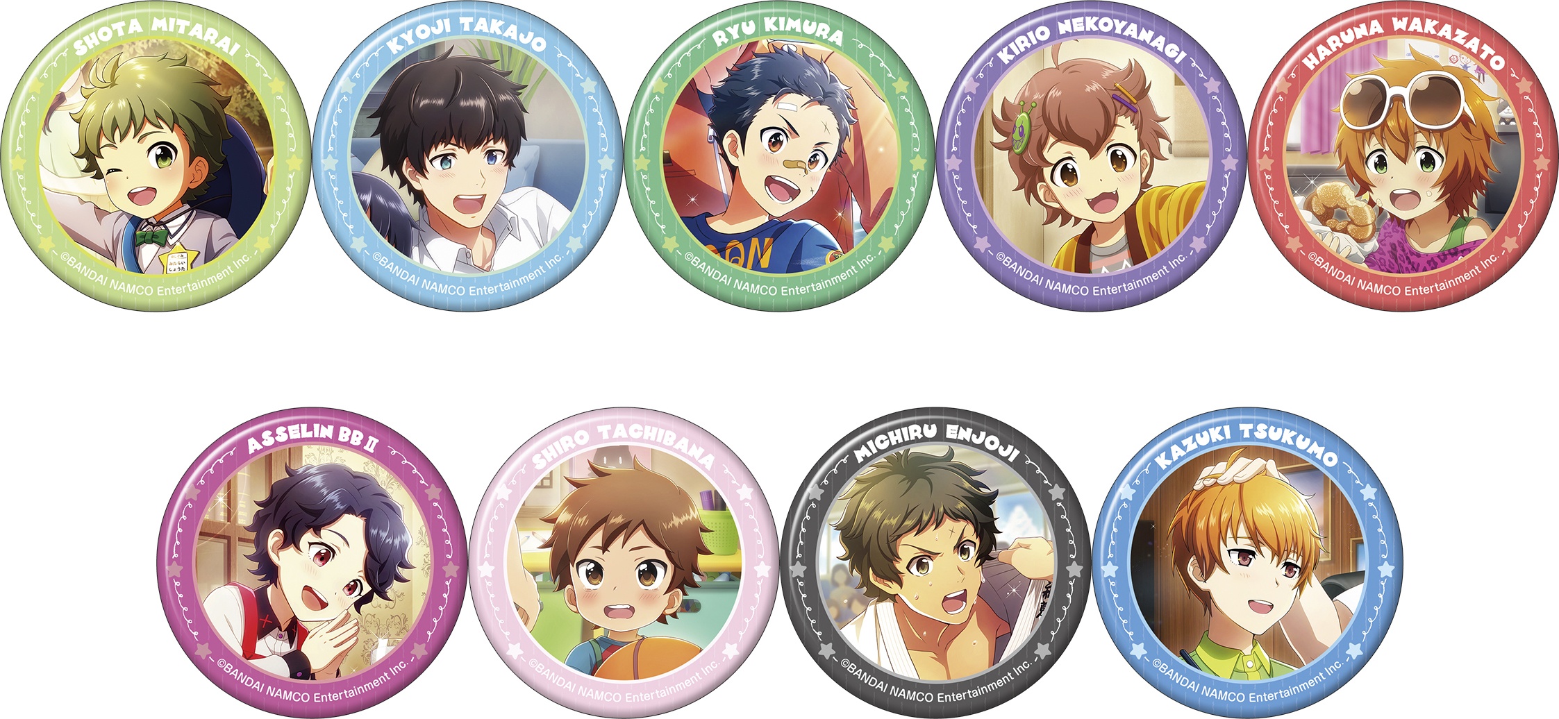 アイドルマスターSideM(原作版) リメンバーショットキャラバッジコレクション 1Box 9pcs
