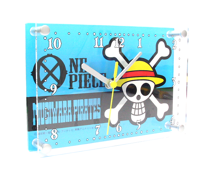 ワンピース レイヤークロック ドクロマーク 麦わら海賊団