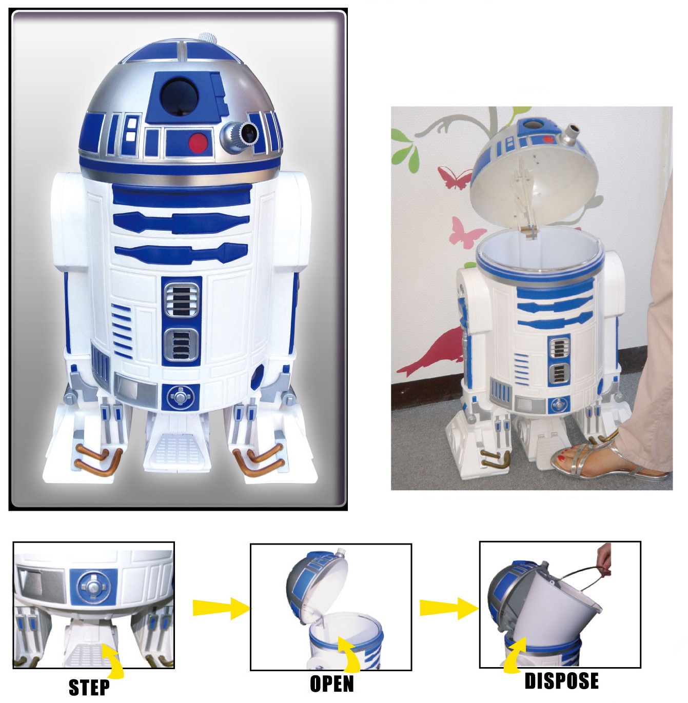 STAR WARS R2-D2 ゴミ箱　ヴィンテージ　レトロ