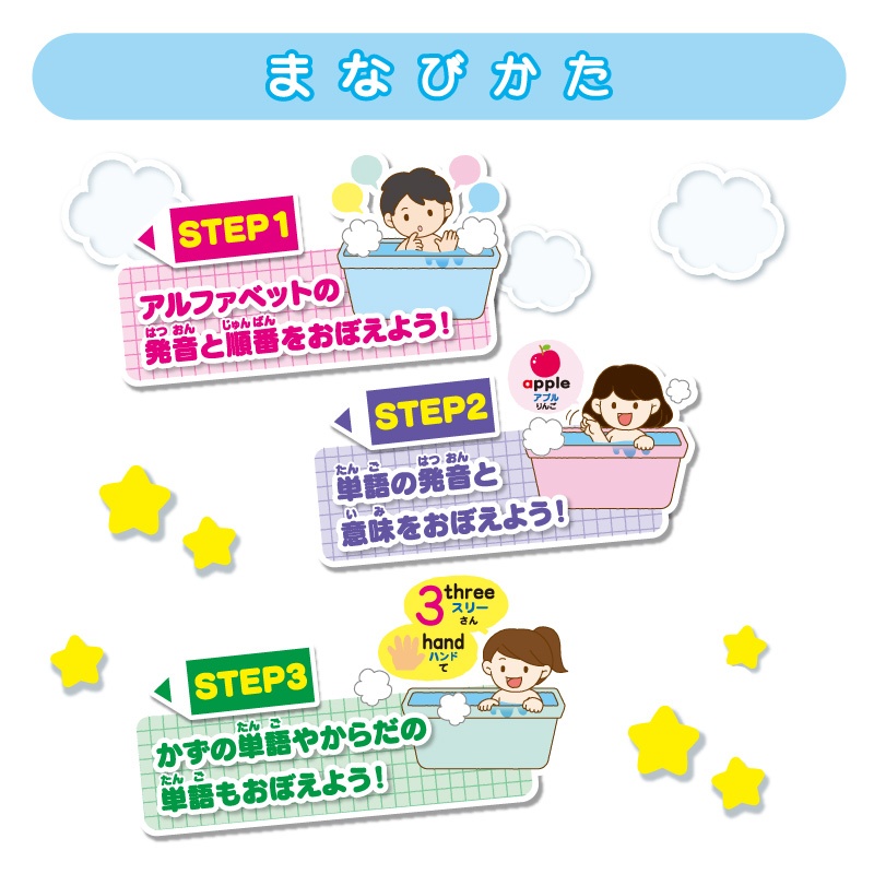 こたえがでてくる! おふろでスタディ ABC