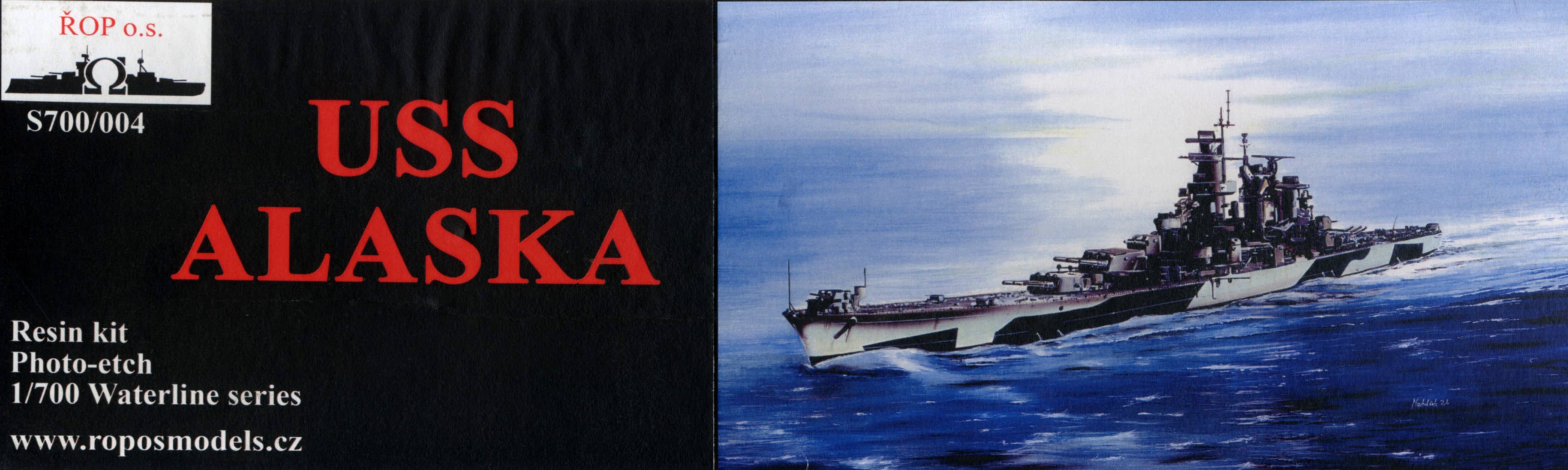 1/700 米海軍大型巡洋艦アラスカ 1945 HLJ.co.jp