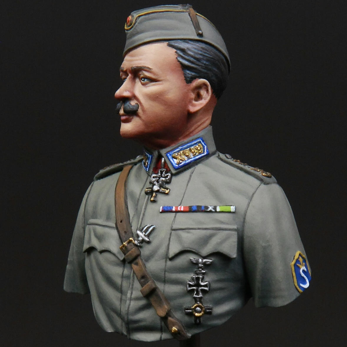 1 16 Ww Ii フィンランド 元帥 カール グスタフ エミール マンネルヘイム 胸像