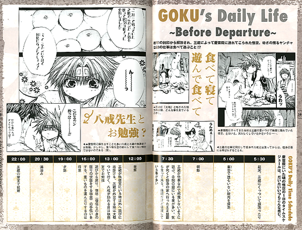 最遊記 キャラクターブック 三蔵 悟空