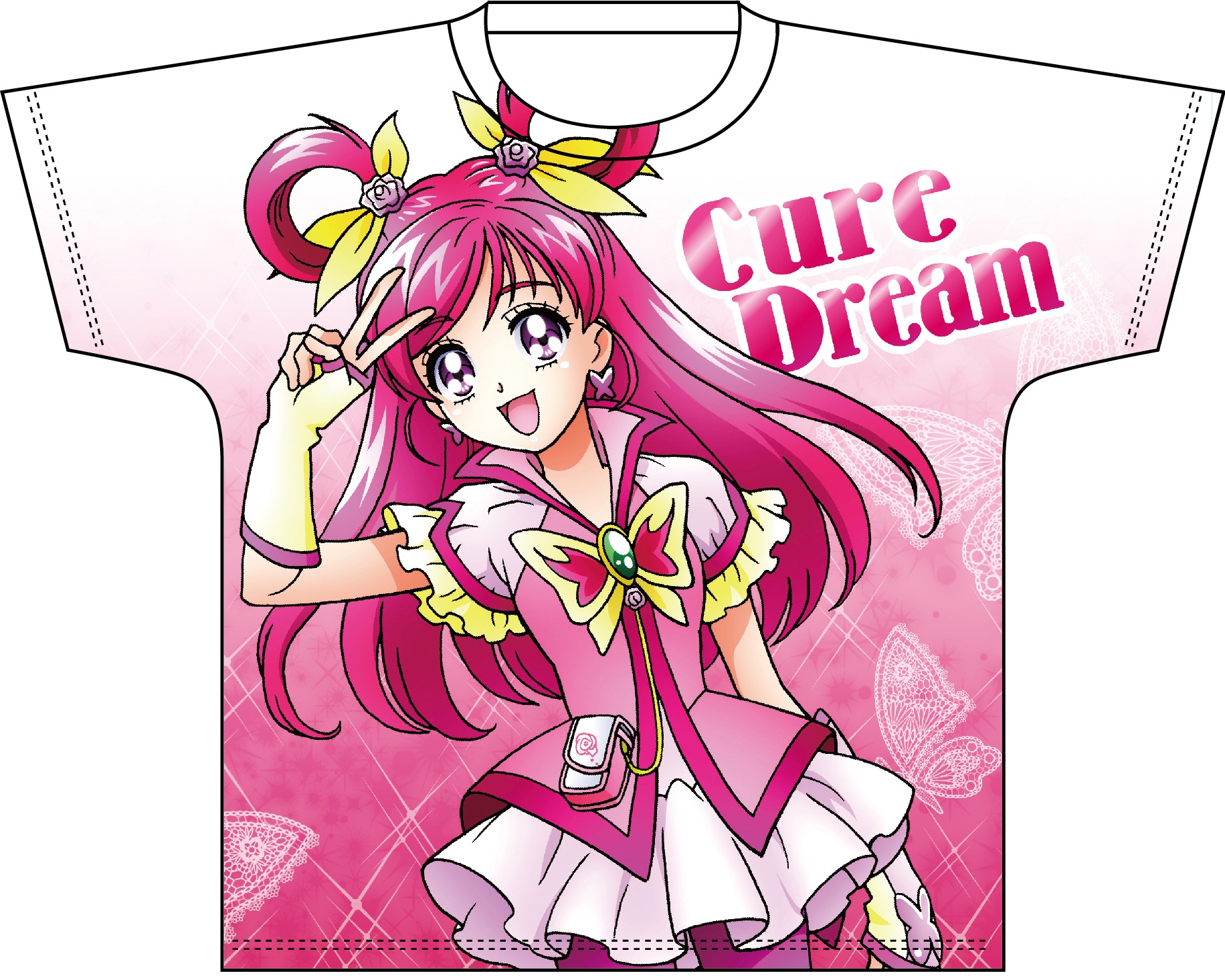 全プリキュア・フルカラープリントTシャツ/ Yes! プリキュア5GoGo! キュアドリーム XL