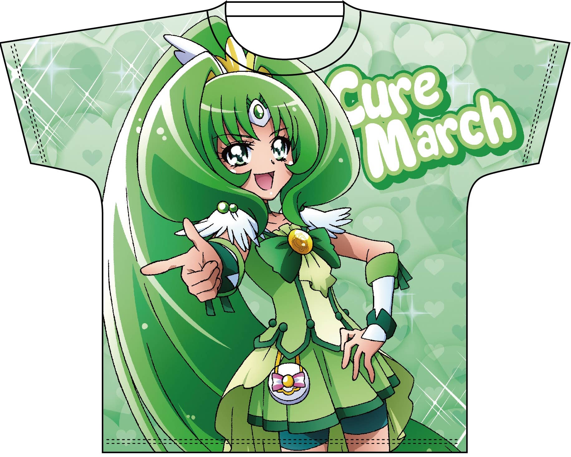 全プリキュア・フルカラープリントTシャツ キュアロゼッタ