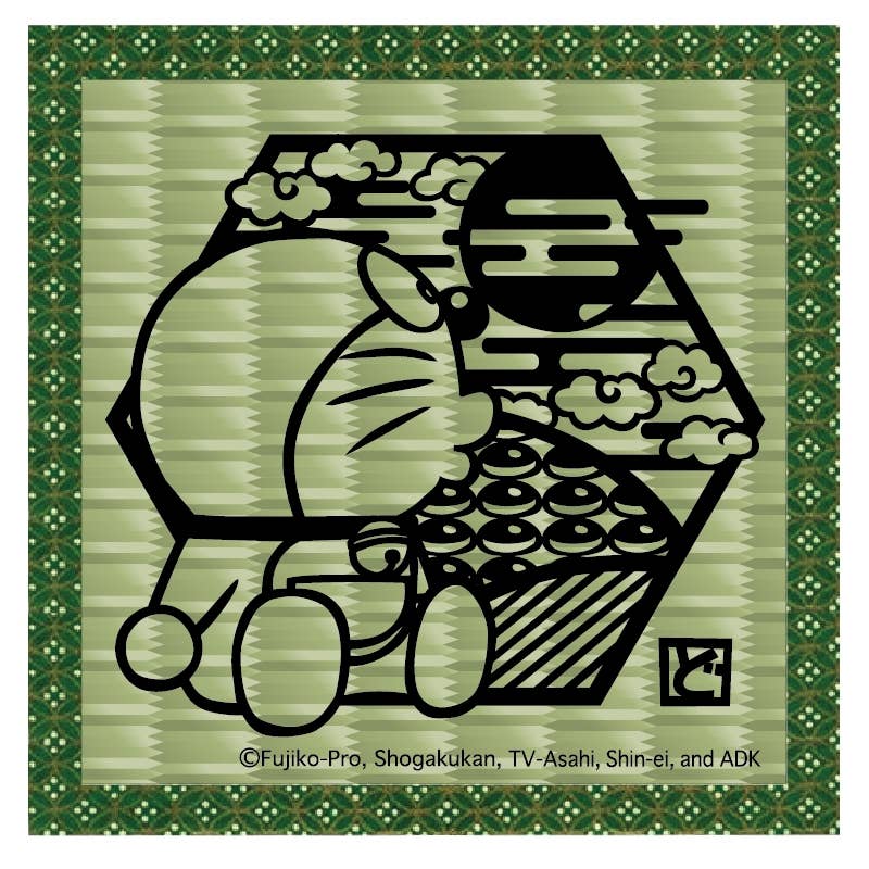 ドラえもん 切り絵シリーズ 畳コースター ドラえもんc 座り Hlj Co Jp