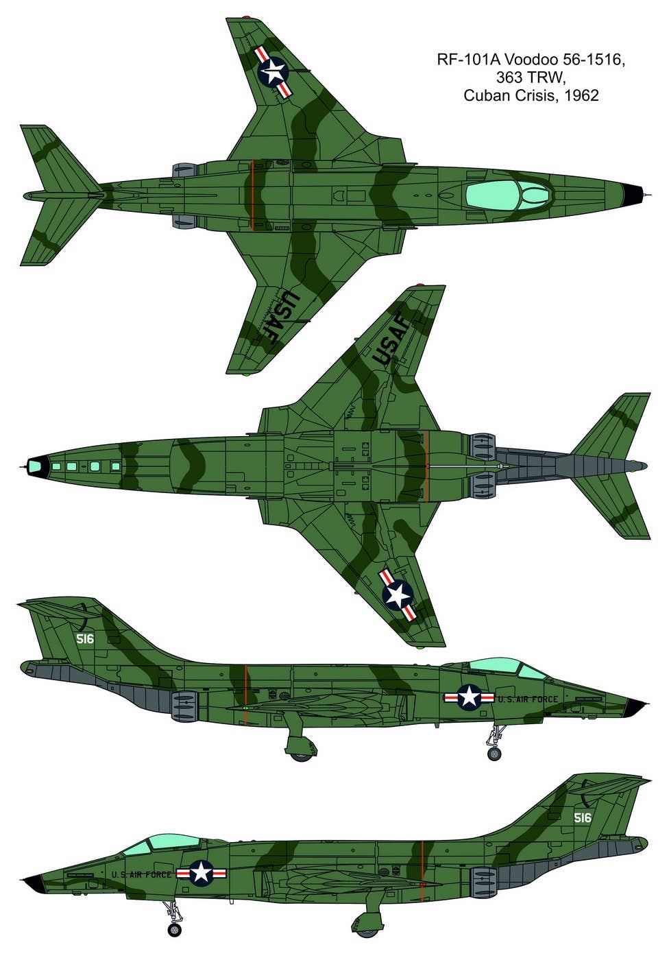 1/72 RF-101A ヴードゥー | HLJ.co.jp