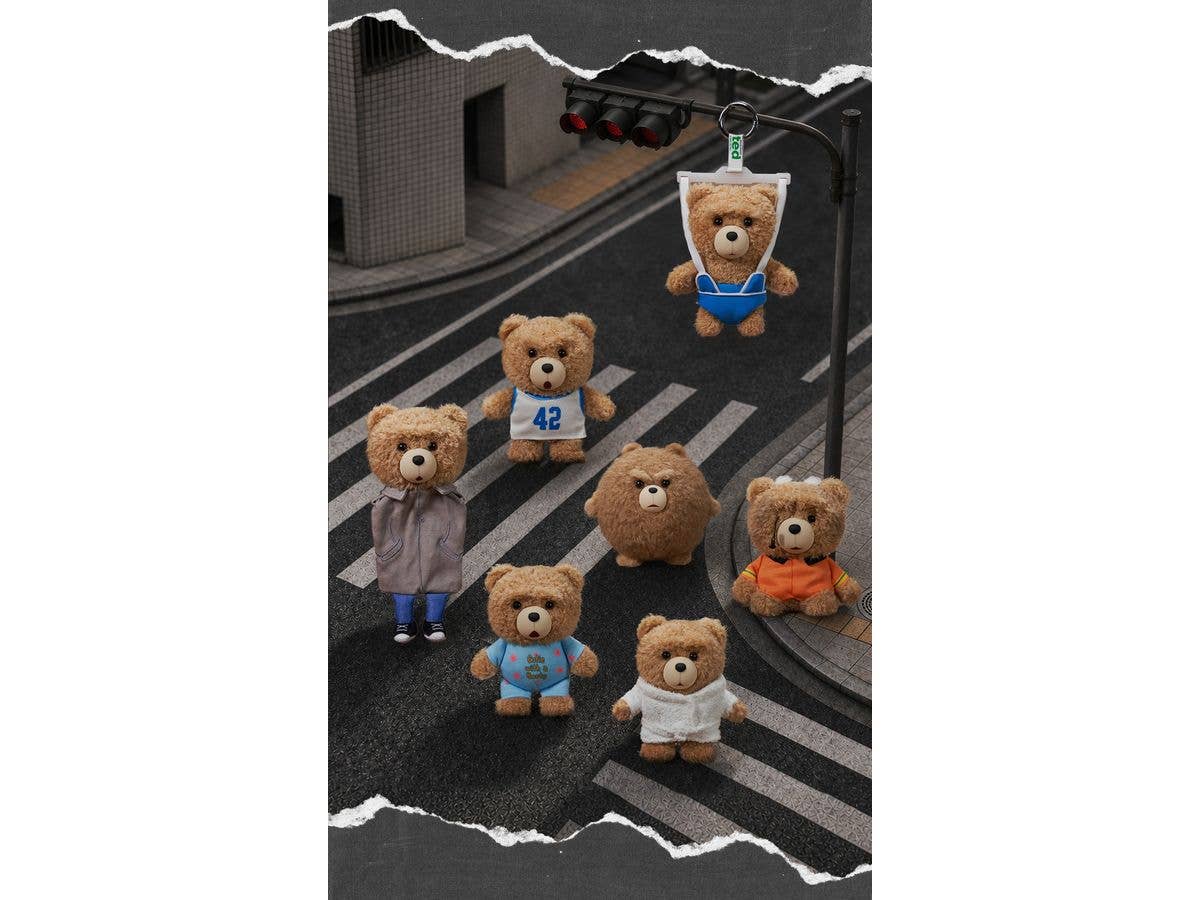 BLINDBOX テッド ザ・シリーズ ぬいぐるみストラップ 1Box 6pcs