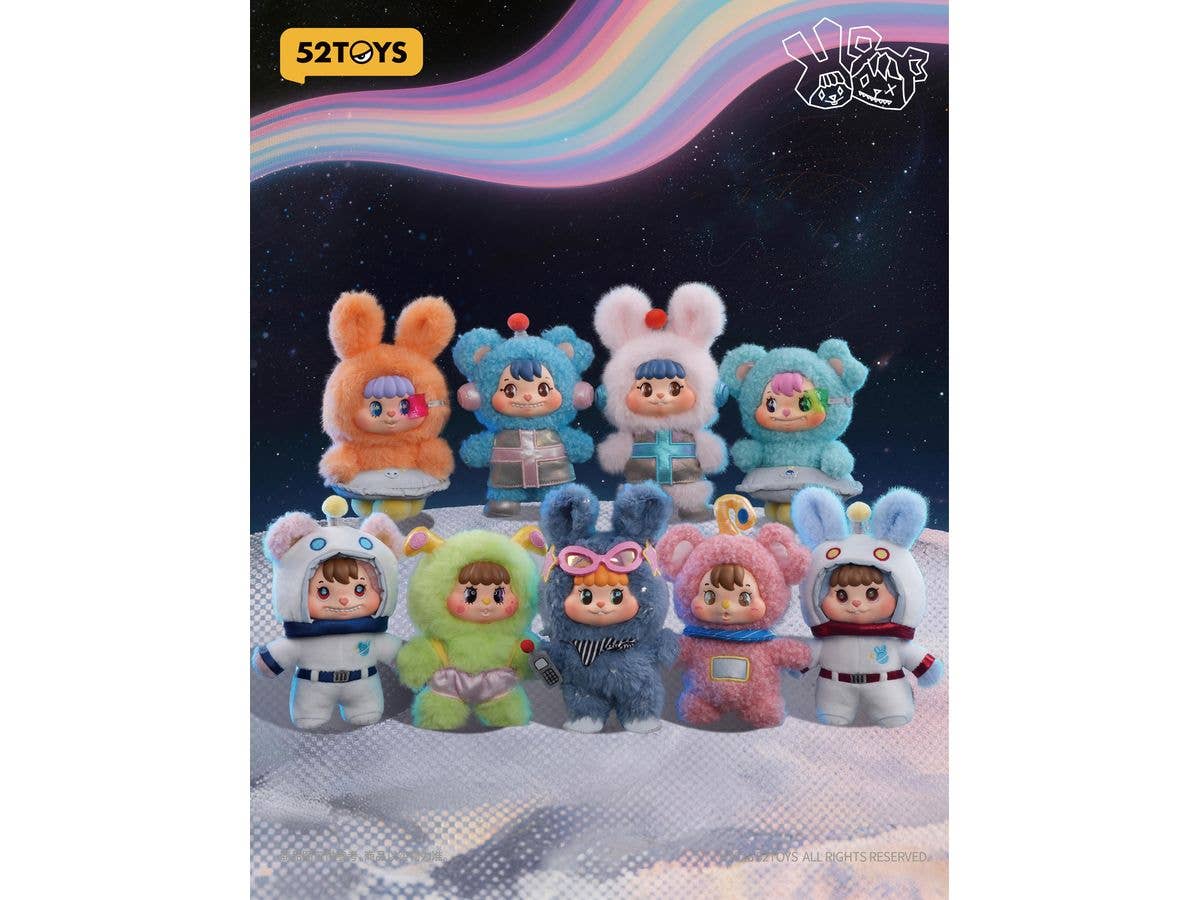 BLINDBOX LITTLE BUNS 20世紀スペースファンタジー ぬいぐるみストラップ 1Box 8pcs