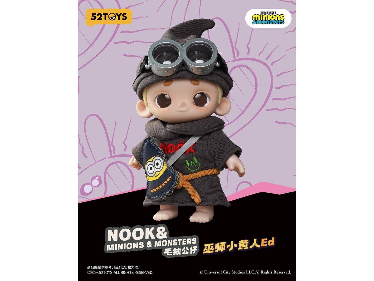 NOOK&ミニオンズ&モンスターズ ぬいぐるみ 魔術師エド