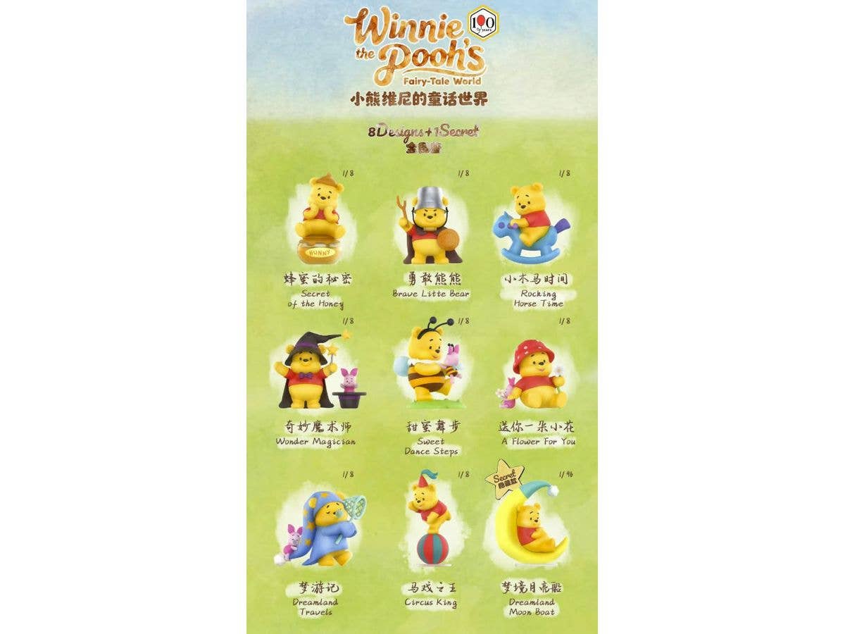 BLINDBOX プーさんのフェアリーテイルワールド 1Box 8pcs