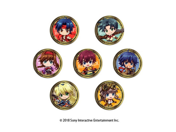 缶バッジ ワイルドアームズ ミリオンメモリーズ 01/(ミニキャラ) 1Box 7pcs