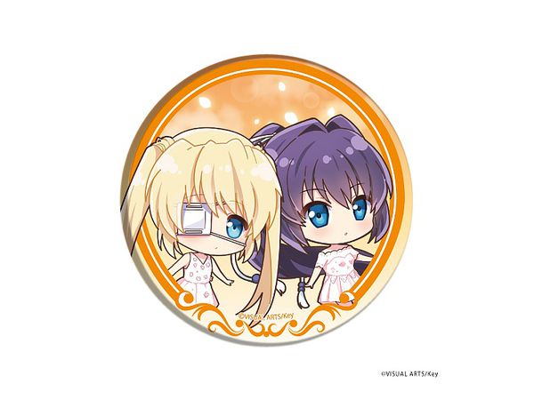 缶バッジ Rewrite 03/中津静流 & 此花ルチア (ミニキャラ)