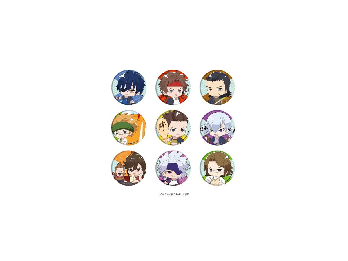 缶バッジ 学園BASARA 03/(フォトきゃら) 1Box 9pcs