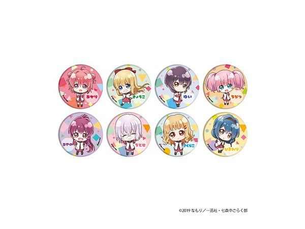 缶バッジ ゆるゆり、 02/(ミニキャラ) 1Box 8pcs