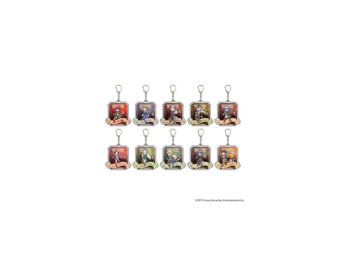 アクリルキーホルダー WAMM 03 (グラフアート) 1Box 10pcs